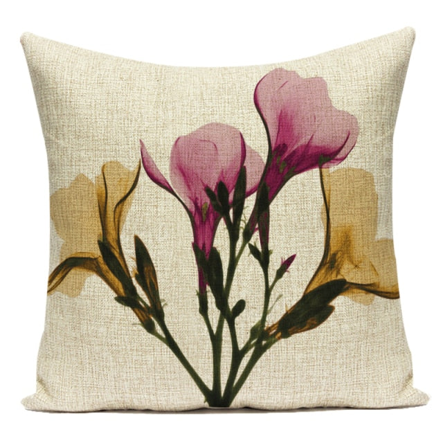 Delicate Flowers Cushion Covers.