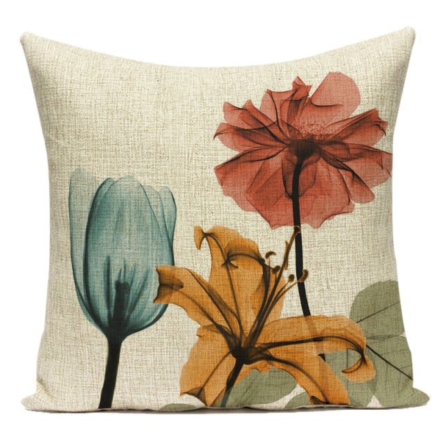 Delicate Flowers Cushion Covers.