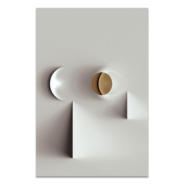 Minimalist Canvas Art Work Unframed.