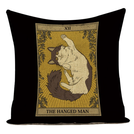 Tarot Cat Cushion Cover