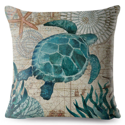 Marine Water Color Cushion Cover