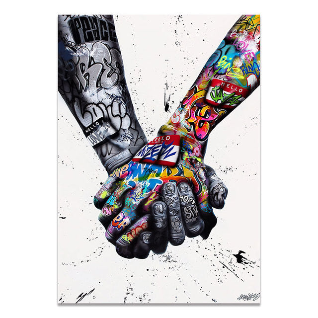 Street Graffiti Canvas Art