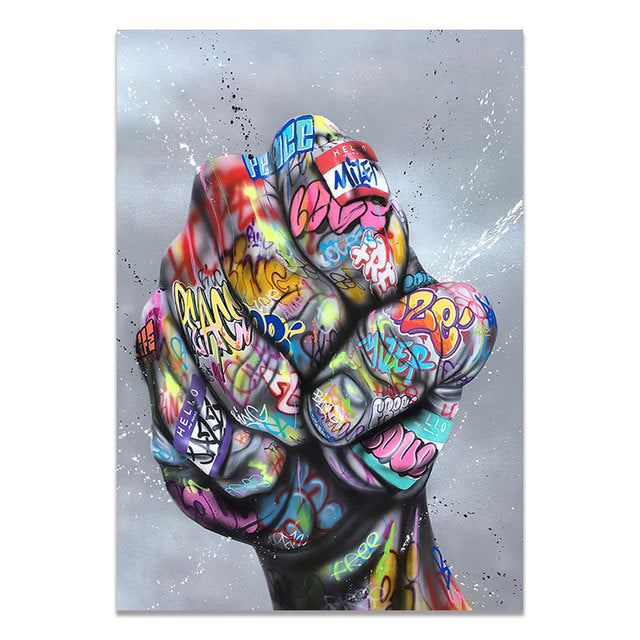 Street Graffiti Canvas Art