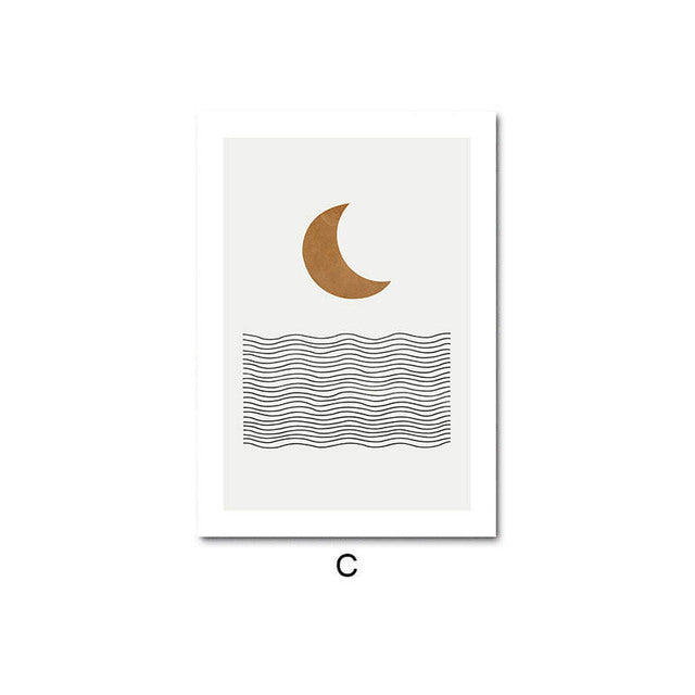 Golden Moon Canvas Print