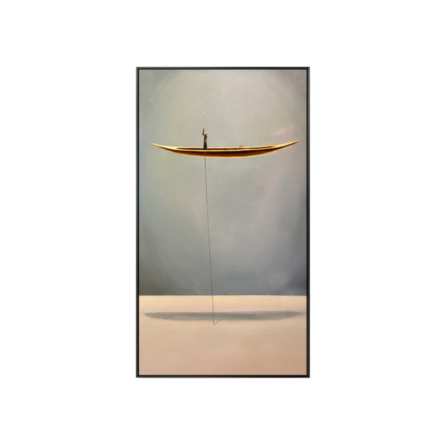 Fishing from Heaven. Canvas Print. Unframed.