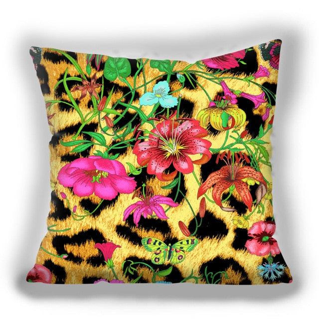 Bold Animal Print Cushion Covers.