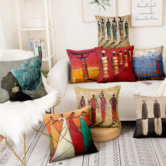 Beautiful Africa Cushion Covers.