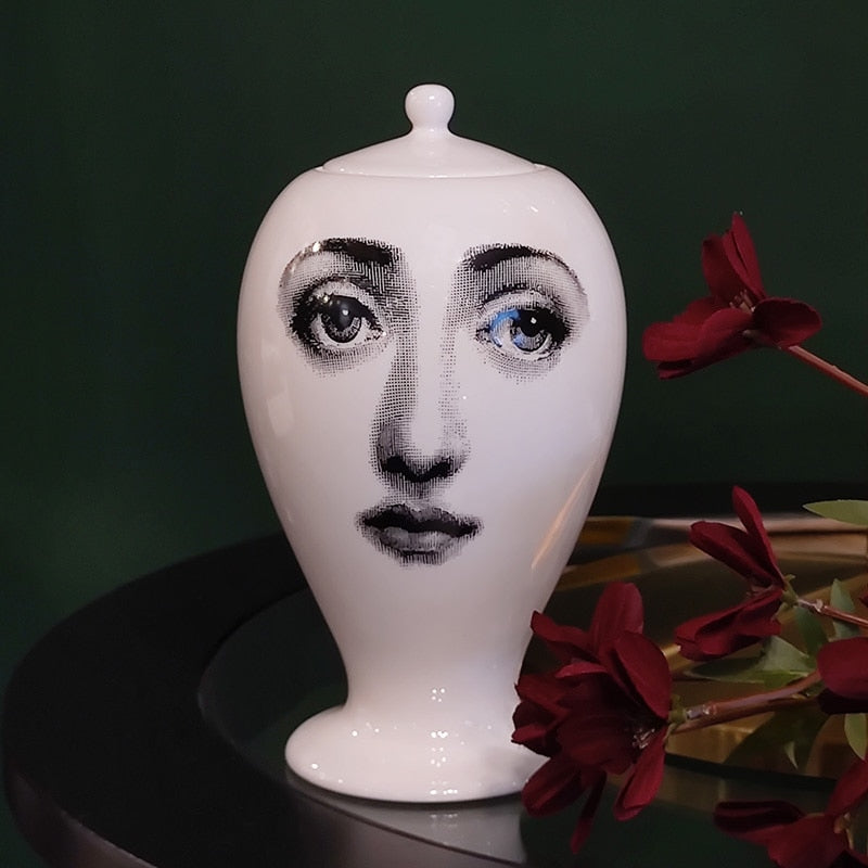 Modern Face Flower Vases.