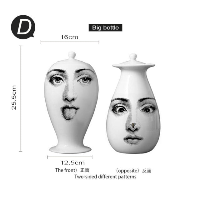 Modern Face Flower Vases.