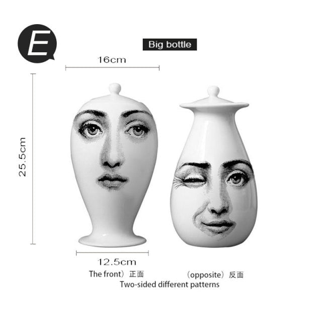 Modern Face Flower Vases.