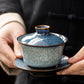Gaiwan Chinese Tureen Tea Cup and Saucer.