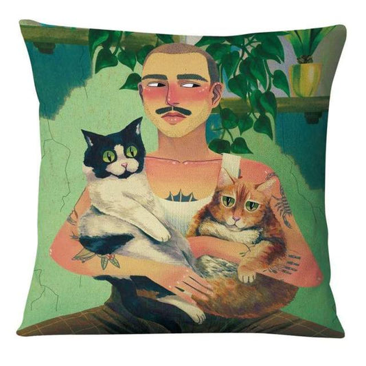 Quirky Cats Cushion Covers.