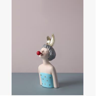 Rabbits and Bubbles Ornament.