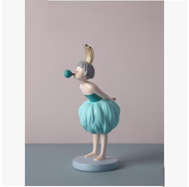Rabbits and Bubbles Ornament.