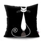 Black and White Cat Designs Cushion CoverSeries.