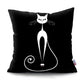Black and White Cat Designs Cushion CoverSeries.