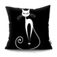 Black and White Cat Designs Cushion CoverSeries.