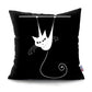 Black and White Cat Designs Cushion CoverSeries.