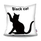 Black and White Cat Designs Cushion CoverSeries.