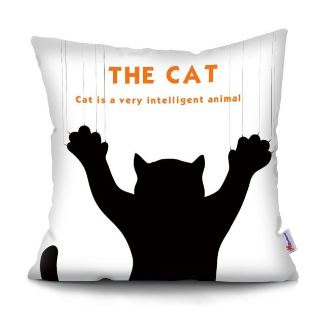 Black and White Cat Designs Cushion CoverSeries.