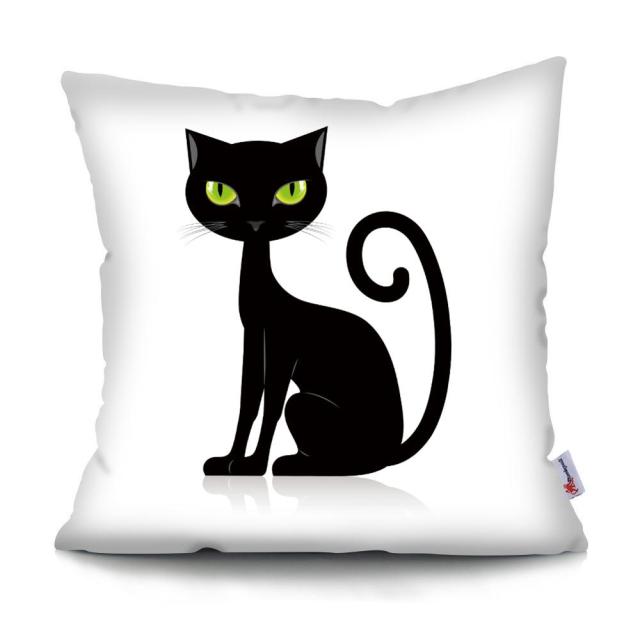 Black and White Cat Designs Cushion CoverSeries.