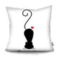 Black and White Cat Designs Cushion CoverSeries.