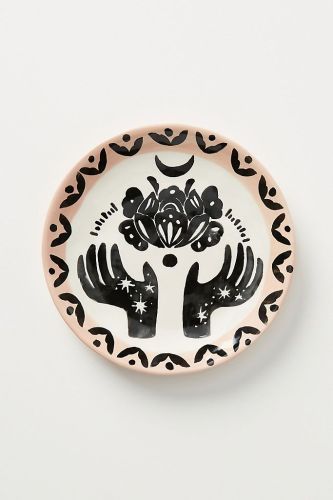 Hand-Painted Ceramic Dinner Plates