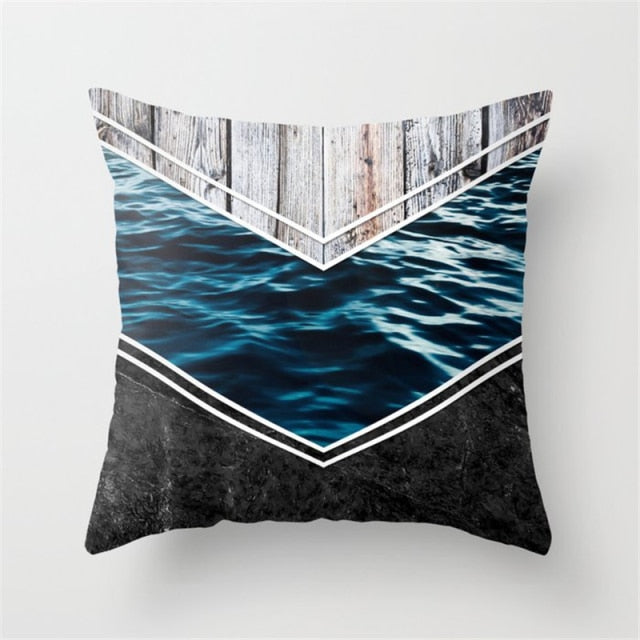 Creative Wood Cushion Covers.