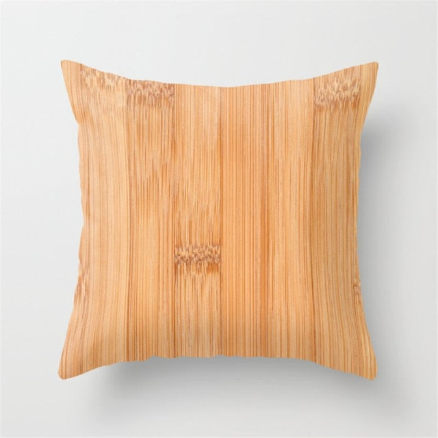 Creative Wood Cushion Covers.