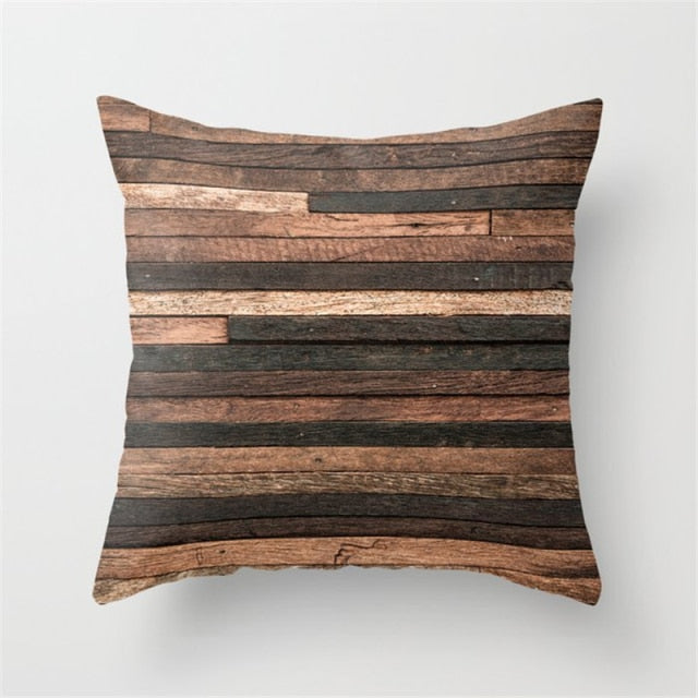 Creative Wood Cushion Covers.