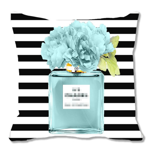 Perfume Bottle Cushion Covers.