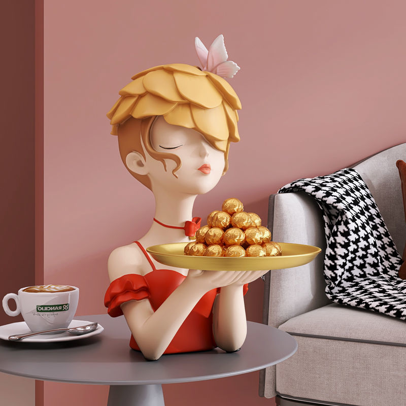 Girl With The Tray Ornament