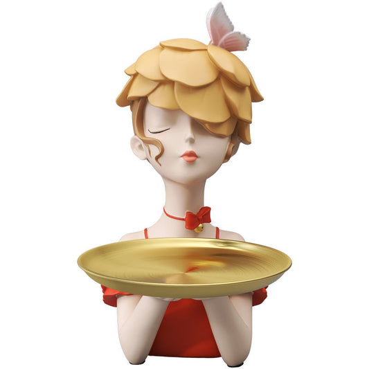 Girl With The Tray Ornament