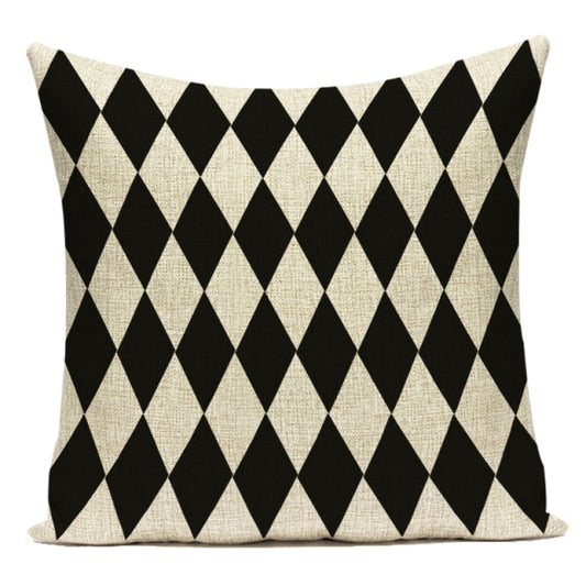 Patterned Black and White Cushion Covers.