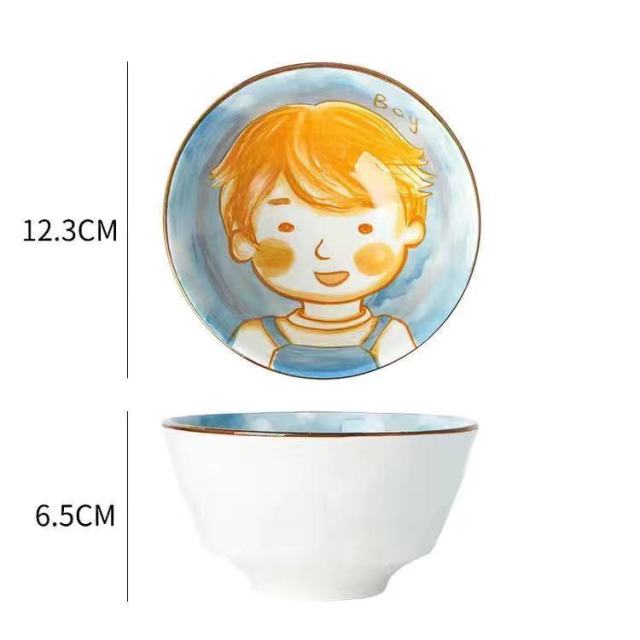 Happy Faces Ceramic Bowls.
