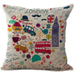 London Lovers Cushion Covers.