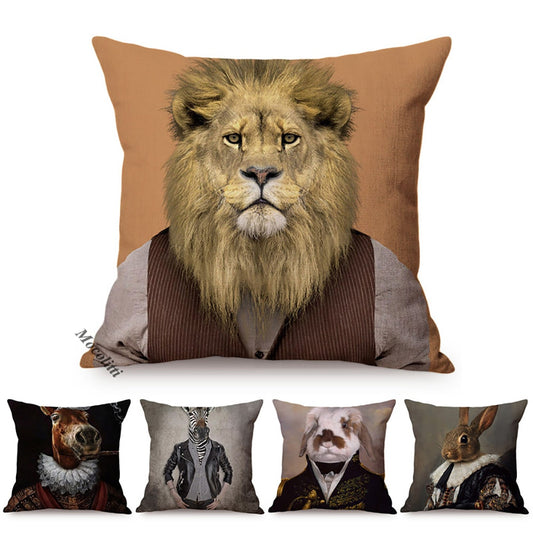 Animal Portraiture Cushion Cover Series.