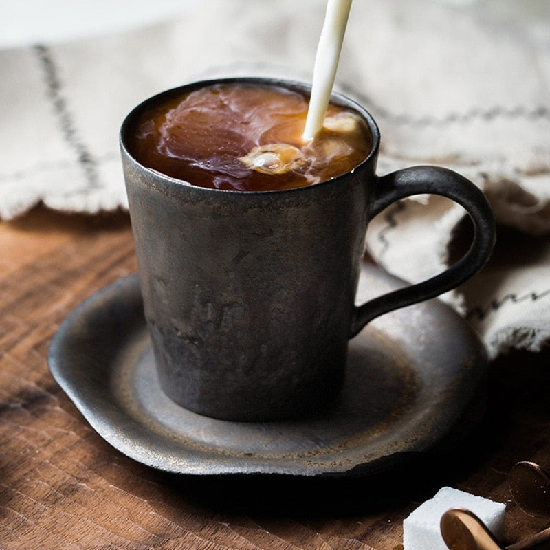 Japanese Style Mug and Saucer.