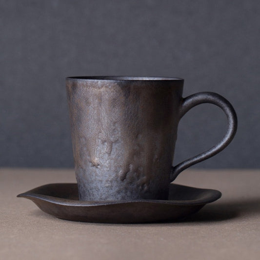Japanese Style Mug and Saucer.