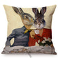 Quirky Animal Portraits Cushion Cover Series.
