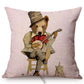 Quirky Animal Portraits Cushion Cover Series.