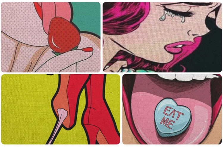 POP Art Cushion Covers.