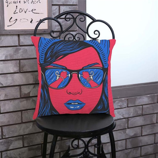 POP Art Cushion Covers.