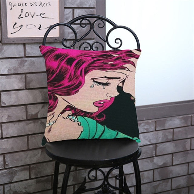 POP Art Cushion Covers.
