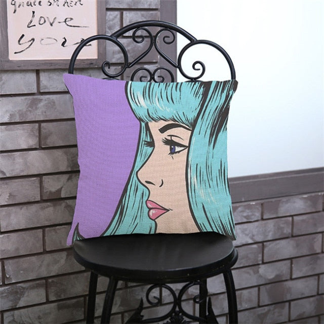 POP Art Cushion Covers.