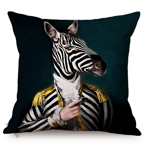 The Distinguished Animals Cushion Cover Series.