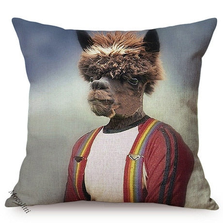 The Distinguished Animals Cushion Cover Series.