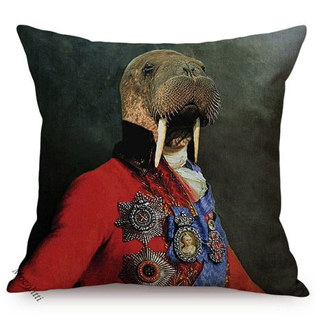The Distinguished Animals Cushion Cover Series.