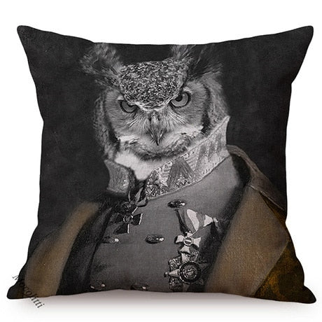 The Distinguished Animals Cushion Cover Series.