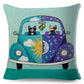 Car Cat Cushion Cover Series.
